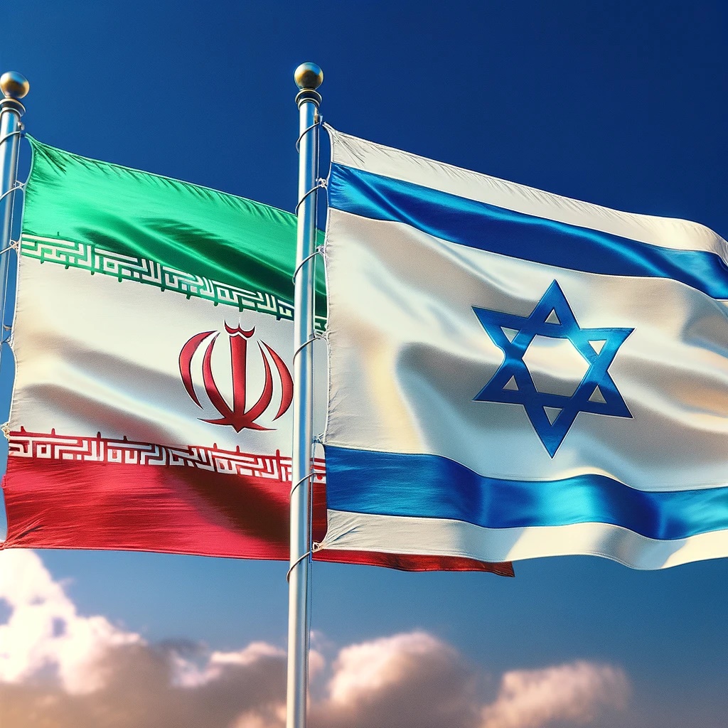 이란 이스라엘 국기 이미지