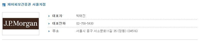 JP모간 이미지