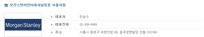 모간서울 JP모간 이미지