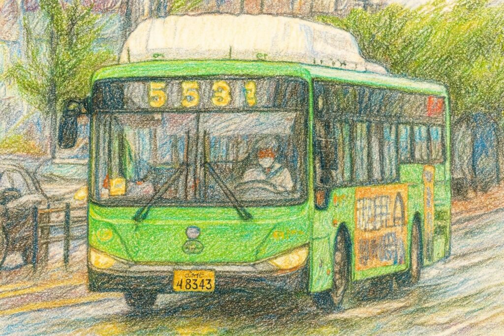 서울 시내 버스 색깔 지선