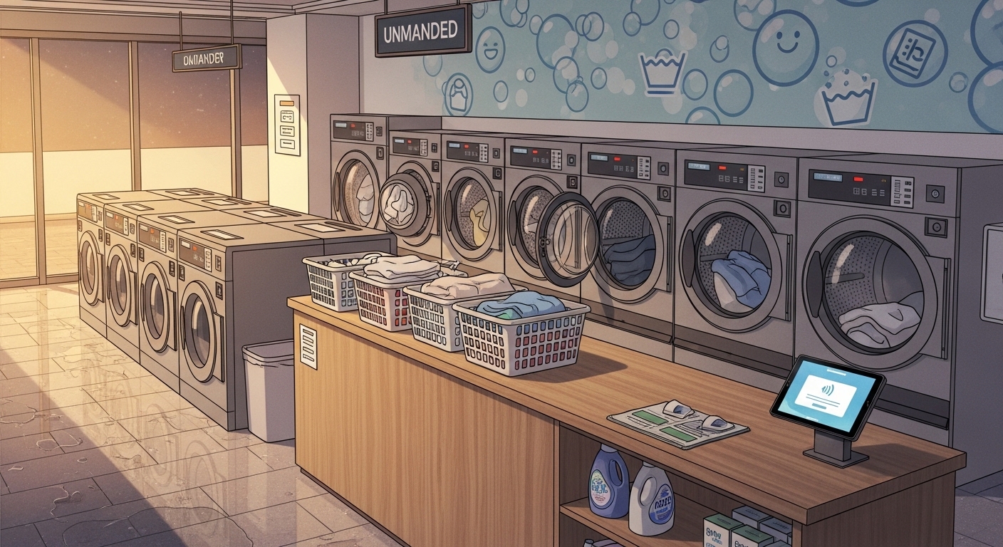 무인 빨래방 창업 예시