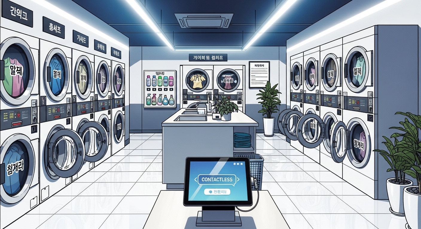 무인 빨래방 창업 관련 이미지