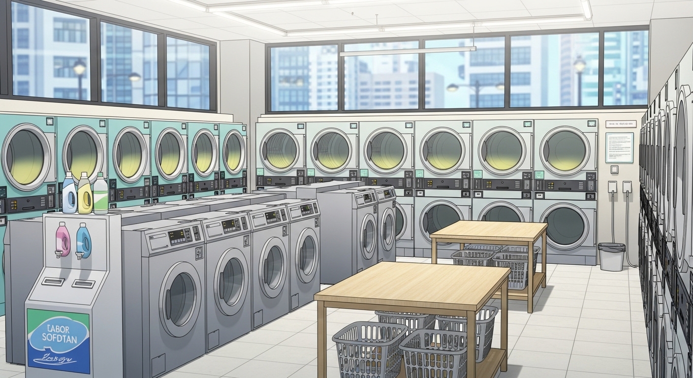 무인 빨래방 창업 사진