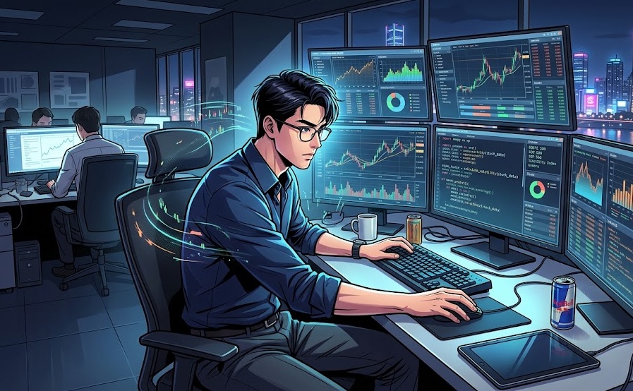 퀀트 트레이더 사진