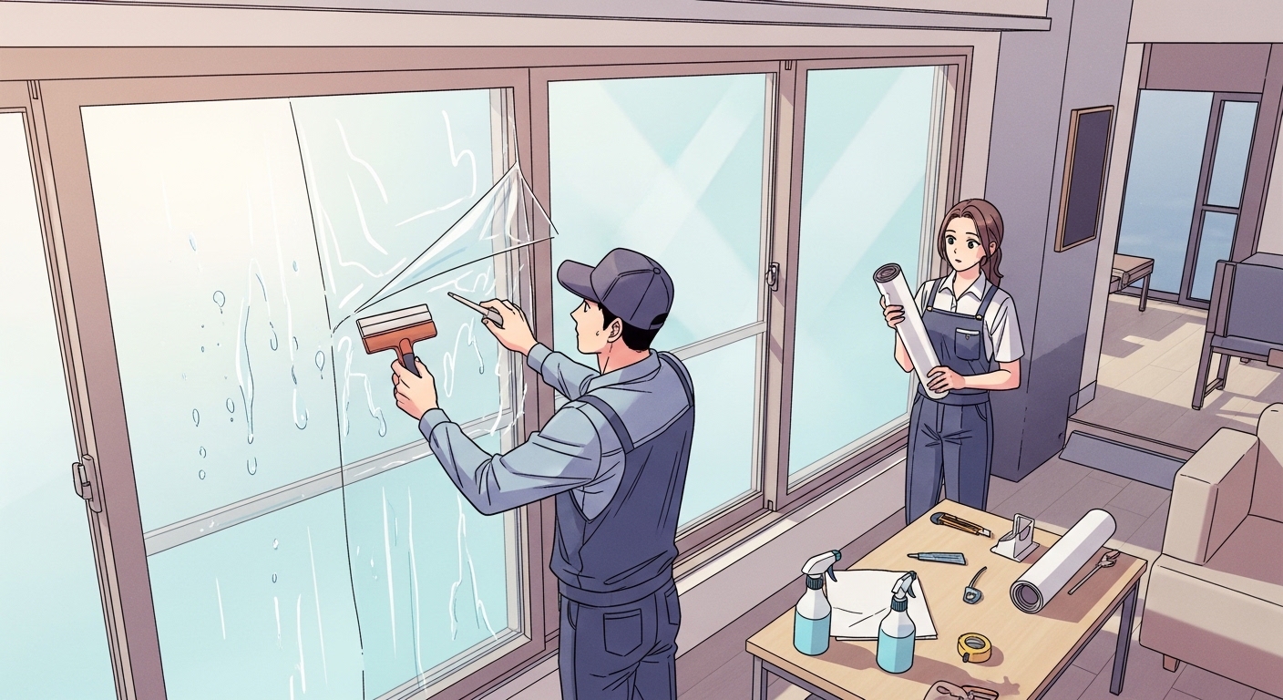 인테리어 필름 일당 사진