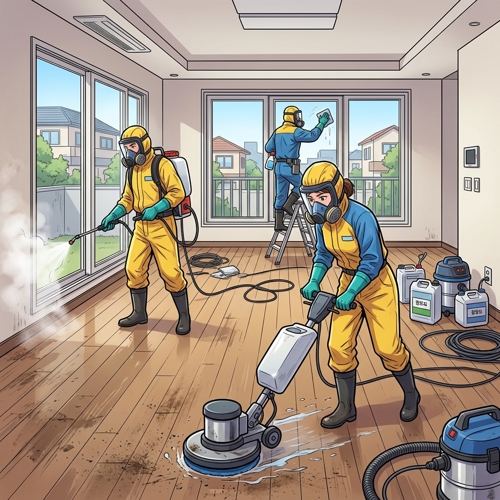 특수청소업 창업 관련 이미지
