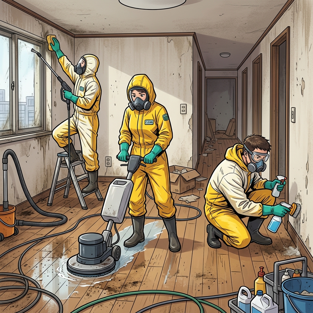 특수청소업 창업 예시