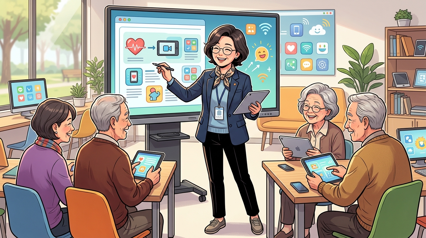 에이지테크 지도사 관련 이미지