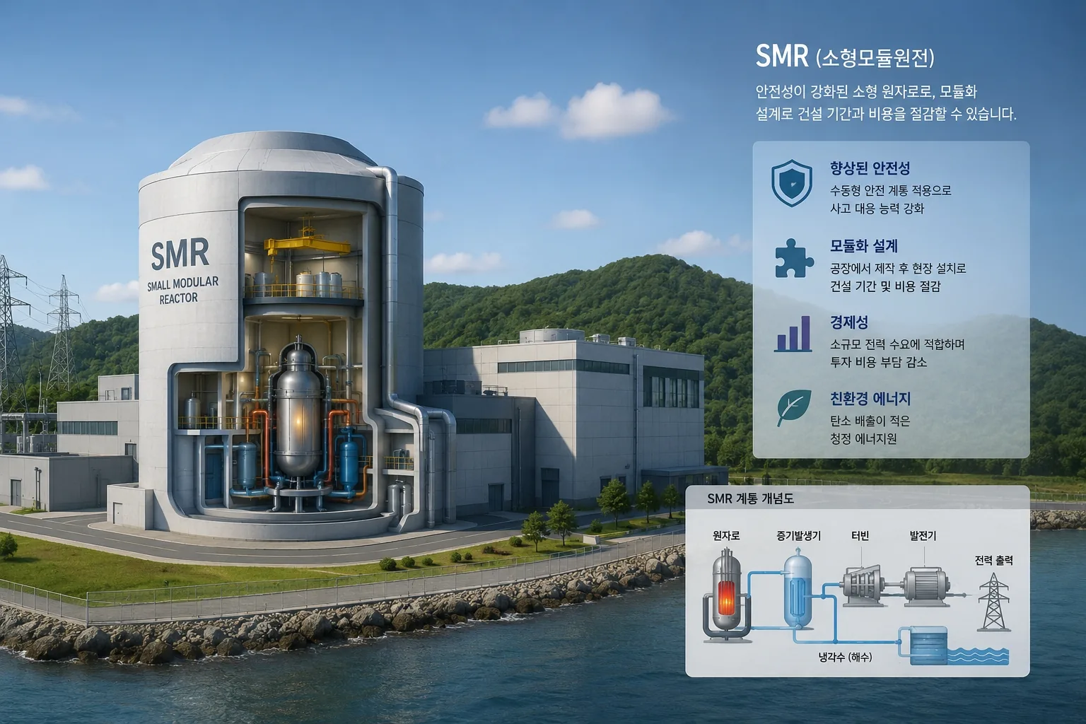 두산에너빌리티 SMR 관련 이미지